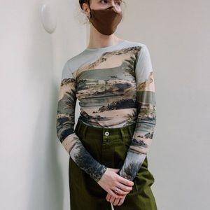 Paloma Wool Horatio Top (desert print) S